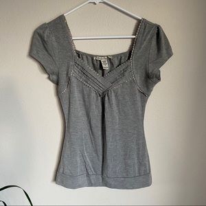 Gray American Rag Top Size Small